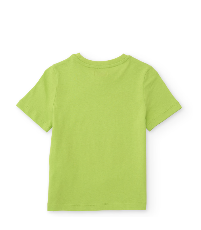 Camiseta de niño de punto con estampado aventurero