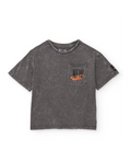 Camiseta de niño de punto con efecto lavado