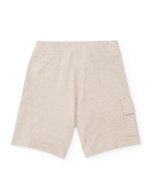 Bermuda de niño de punto con bolsillo lateral