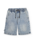 Bermuda de niño tejido denim
