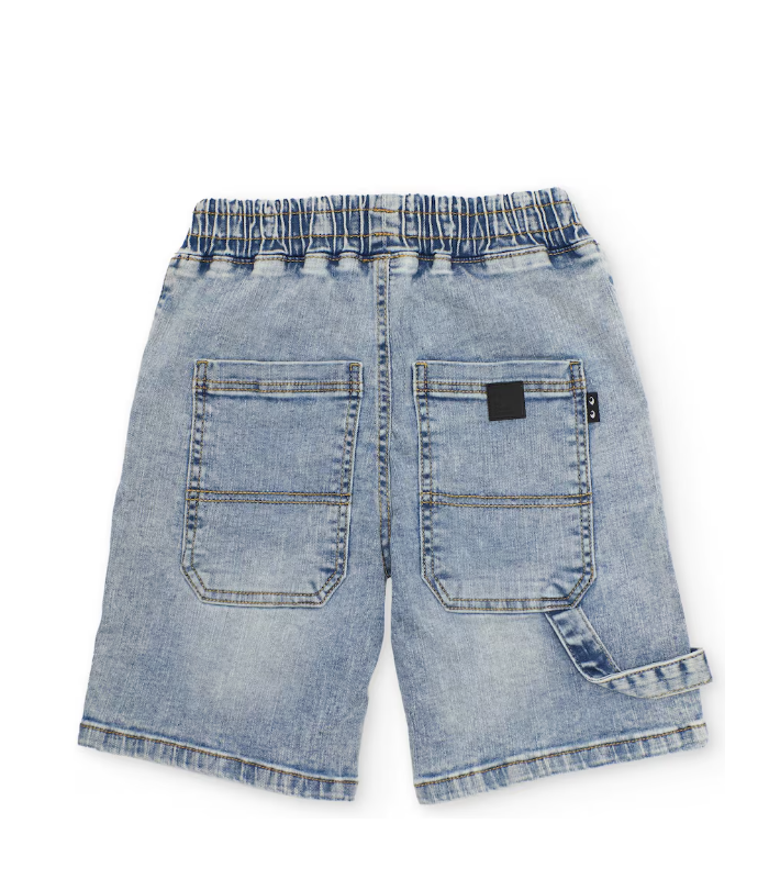 Bermuda de niño tejido denim