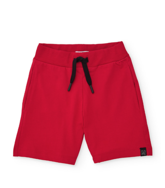 Conjunto de niño de punto con diseño de palmeras