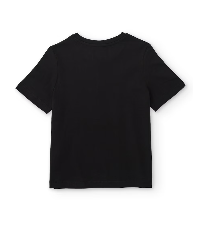 Conjunto de niño de punto con diseño de palmeras