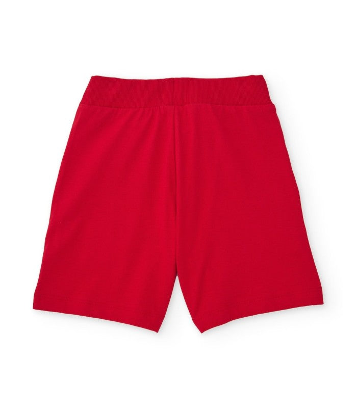 Conjunto de niño de punto con diseño de palmeras