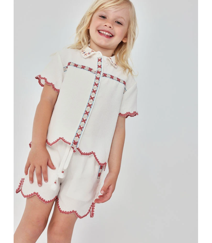 Camisa tejido para niña
