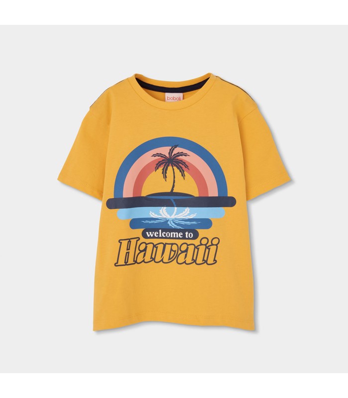 Conjunto short y camiseta para niño Tropical