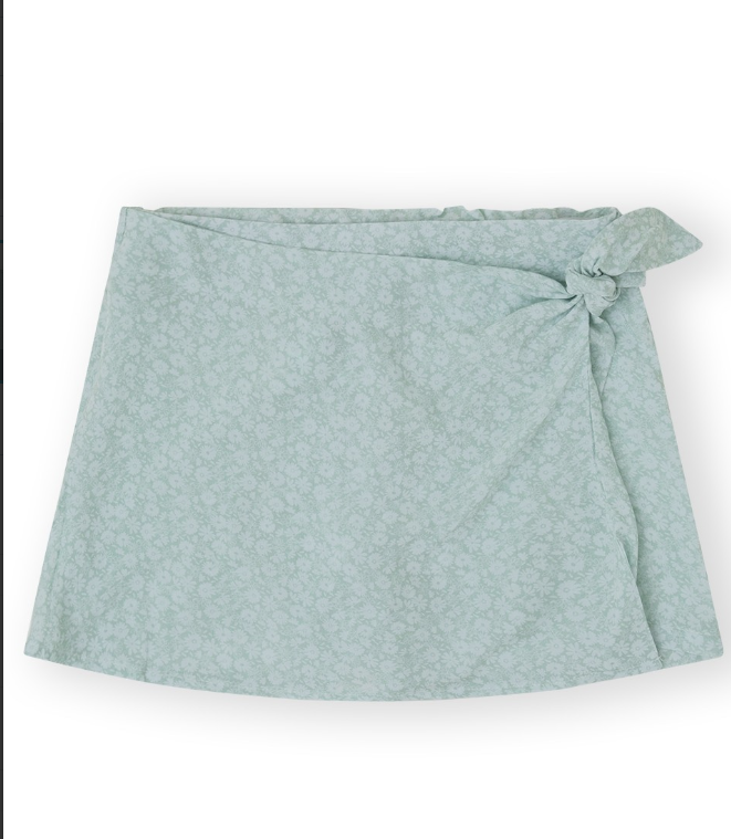 Conjunto de blusa y falda-pantalón para niña
