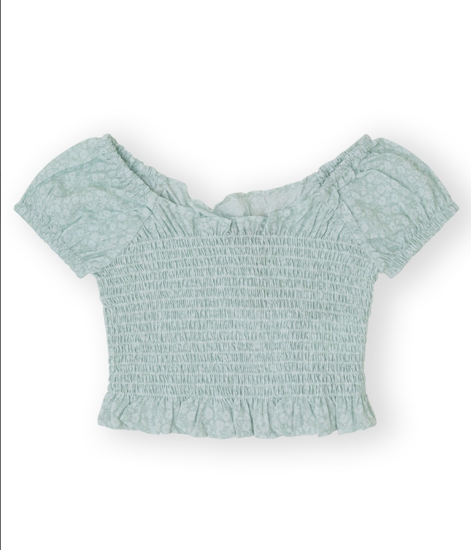 Conjunto de blusa y falda-pantalón para niña