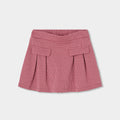 Falda-short punto rosa pata de gallo