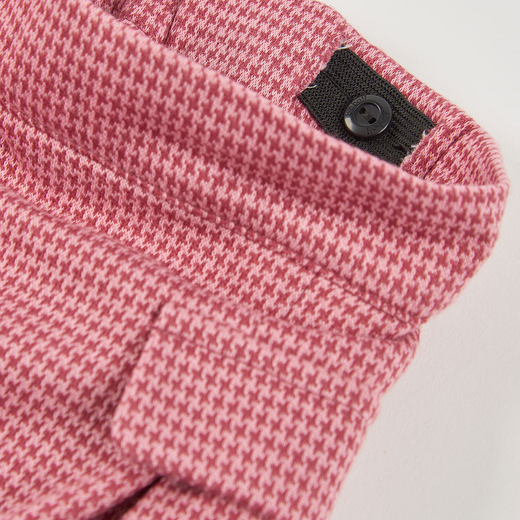 Falda-short punto rosa pata de gallo