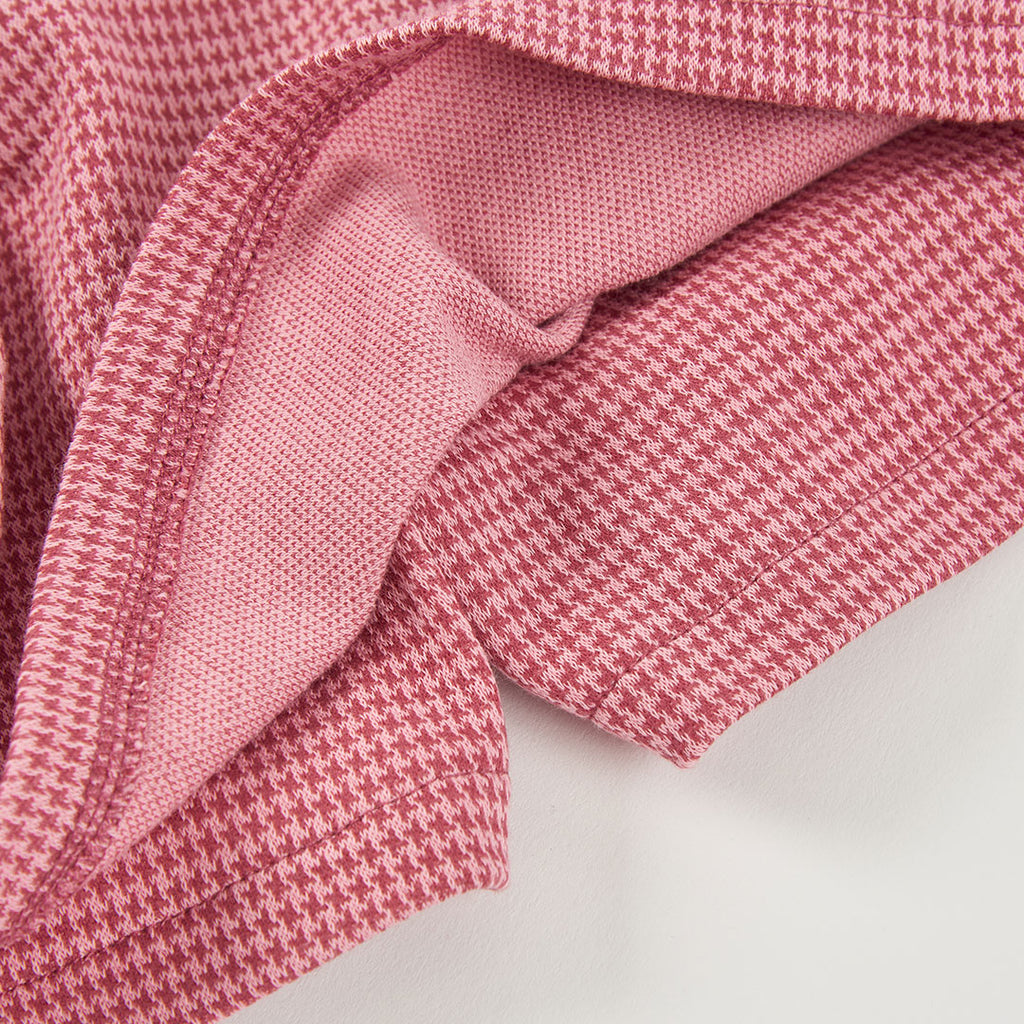 Falda-short punto rosa pata de gallo