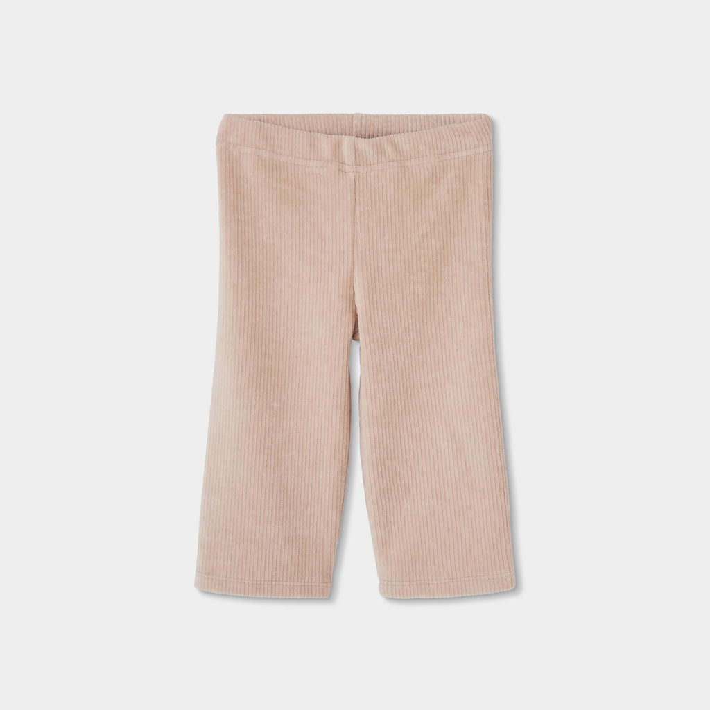 Pantalón pana niña beige wide leg