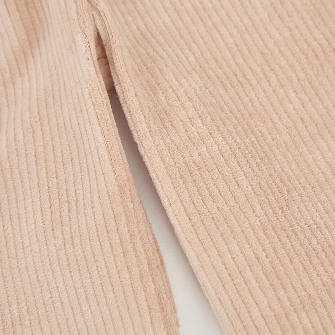 Pantalón pana niña beige wide leg