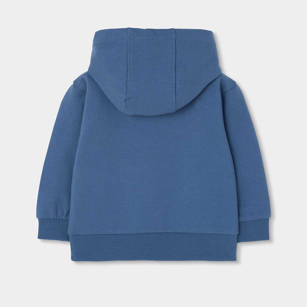 Sudadera felpa niño azul con capucha estampado gaming