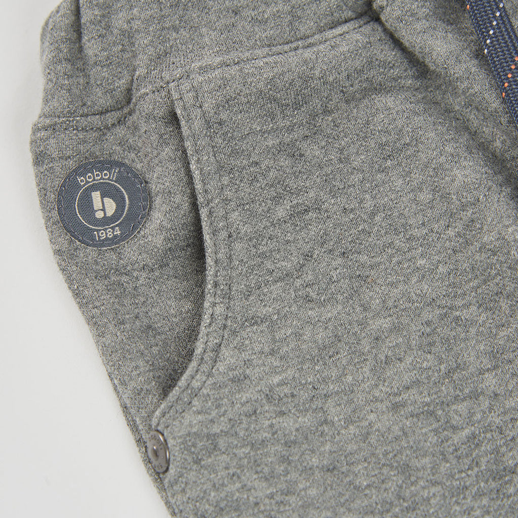 Pantalón niño gris con bolsillos cargo