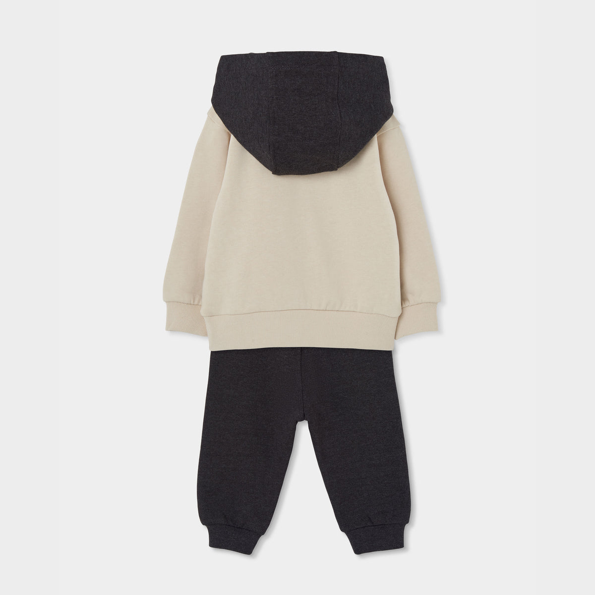Chándal de felpa para niño de sudadera con capucha y jogger