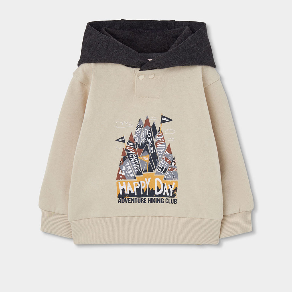 Chándal de felpa para niño de sudadera con capucha y jogger