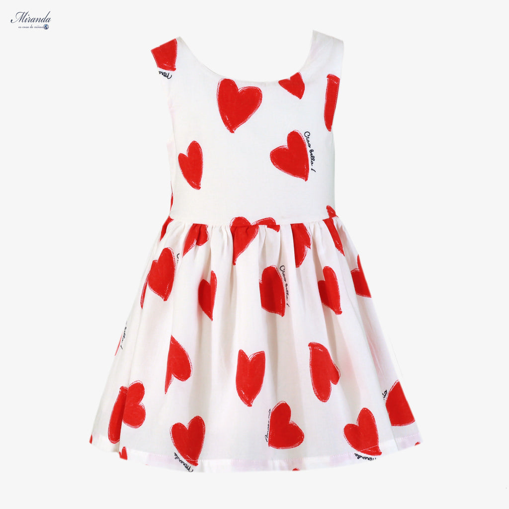 Vestido Niña Corazones