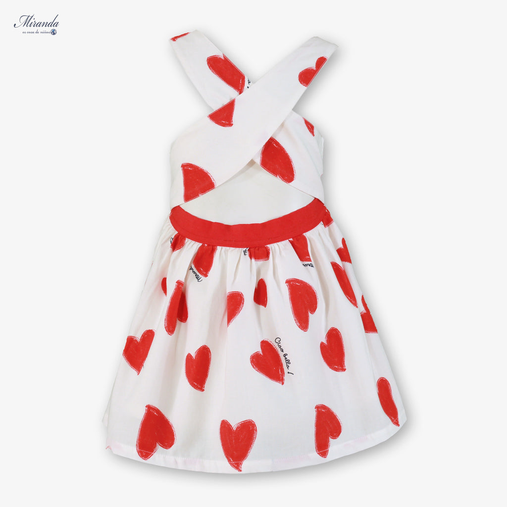 Vestido Niña Corazones