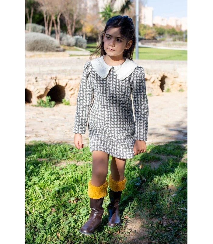 Vestido Niña Pata de Gallo