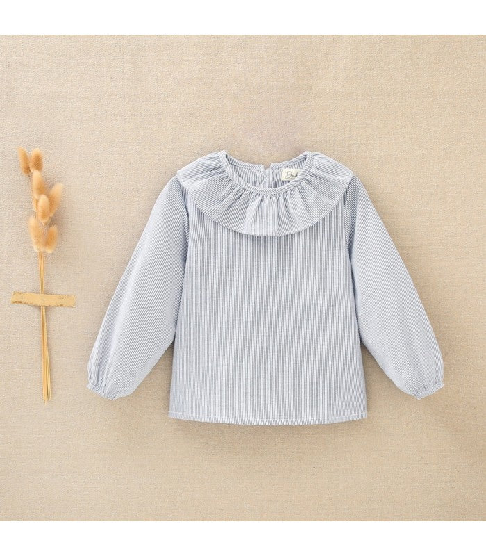 Blusa Bebé Niña Rayas azules