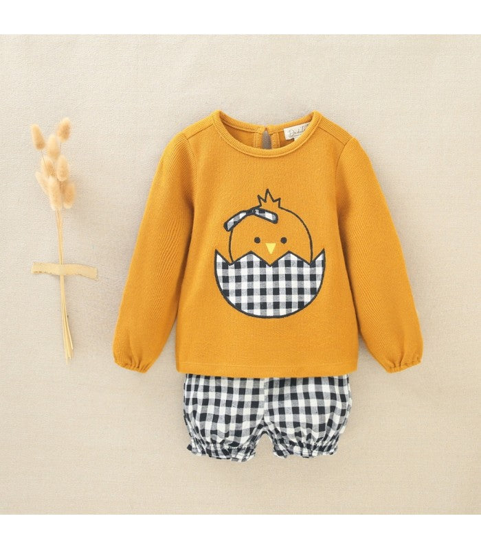 Conjunto Bebé Niña Pollito