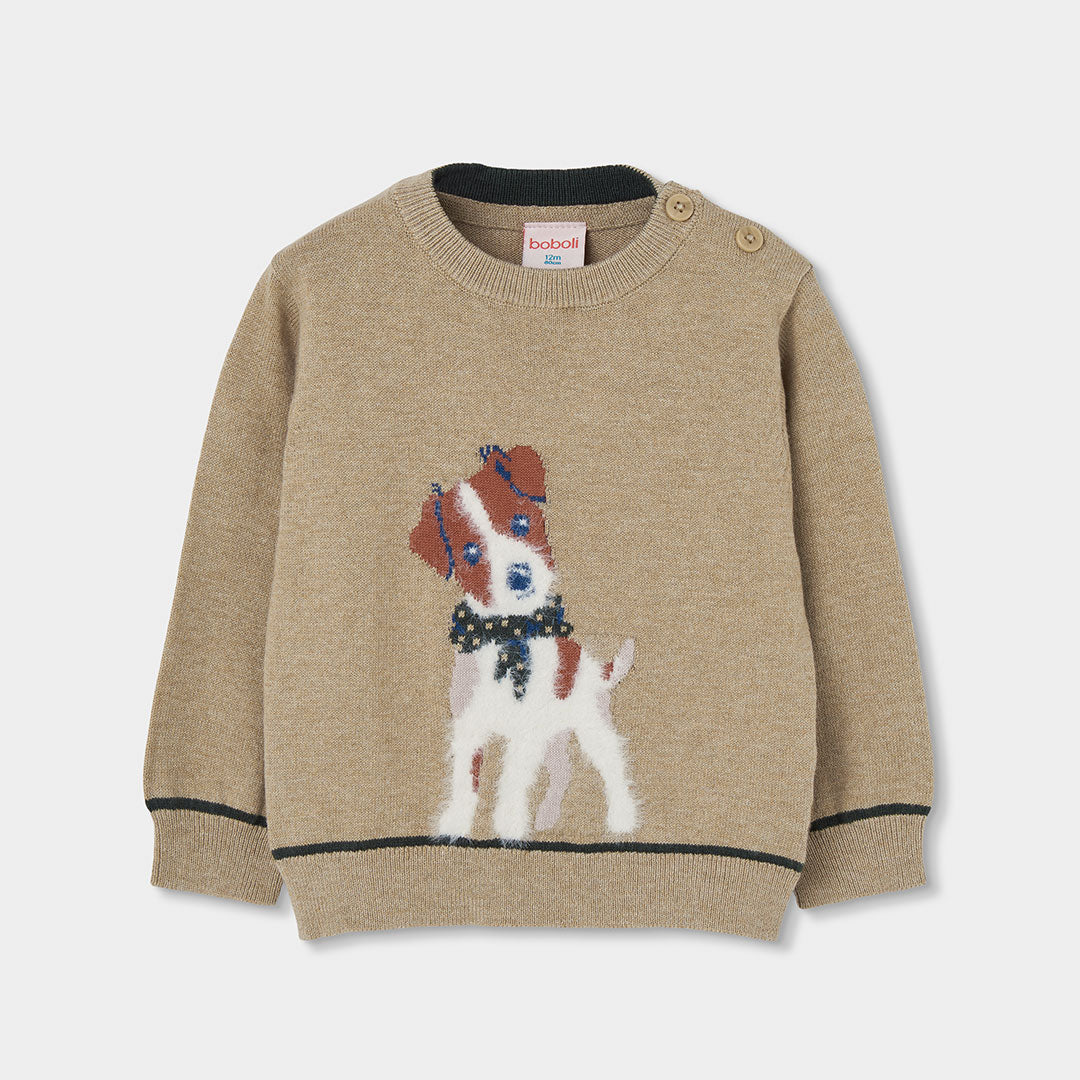 Jersey tricotosa de niño Dog