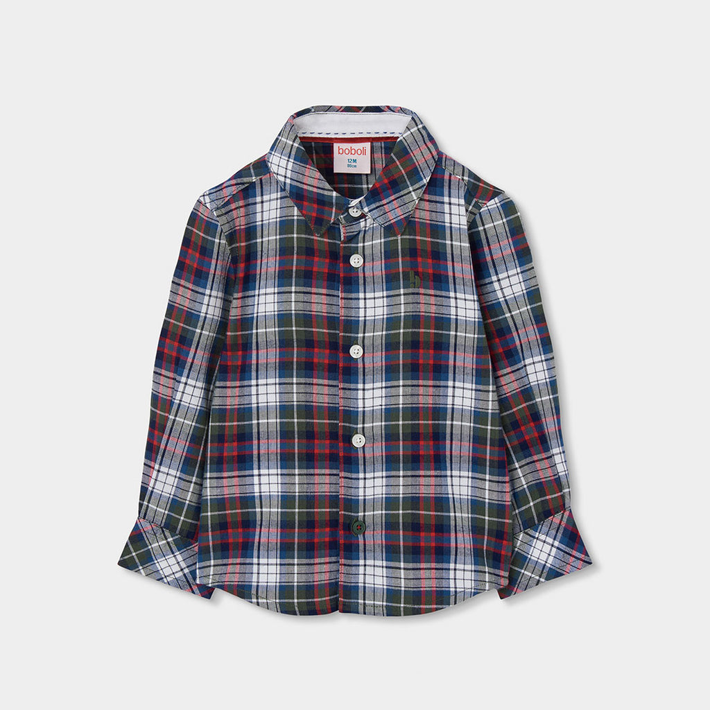 Camisa viella cuadros de niño