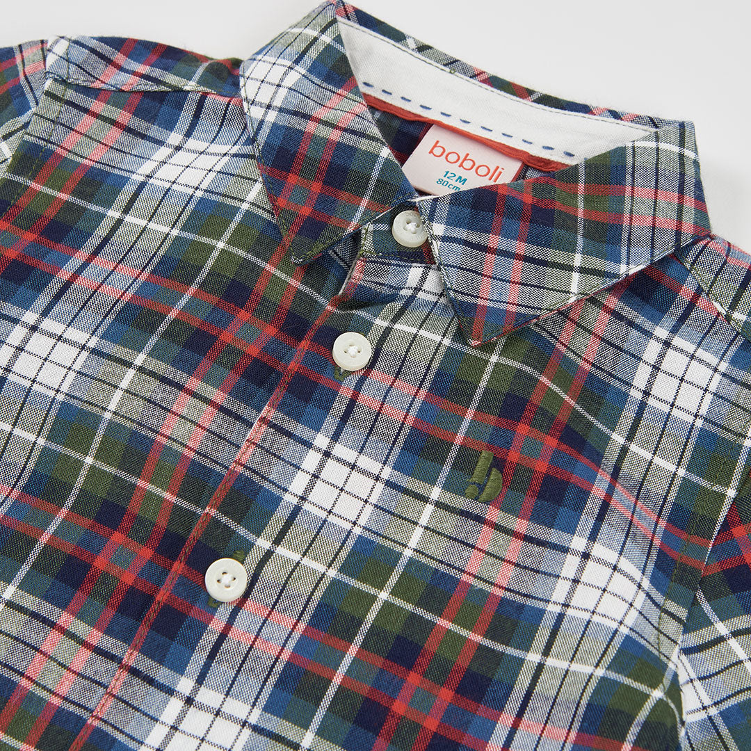 Camisa viella cuadros de niño