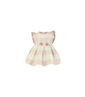 Vestido Ceremonia Arras Bautizo Bebé Niña Rosas