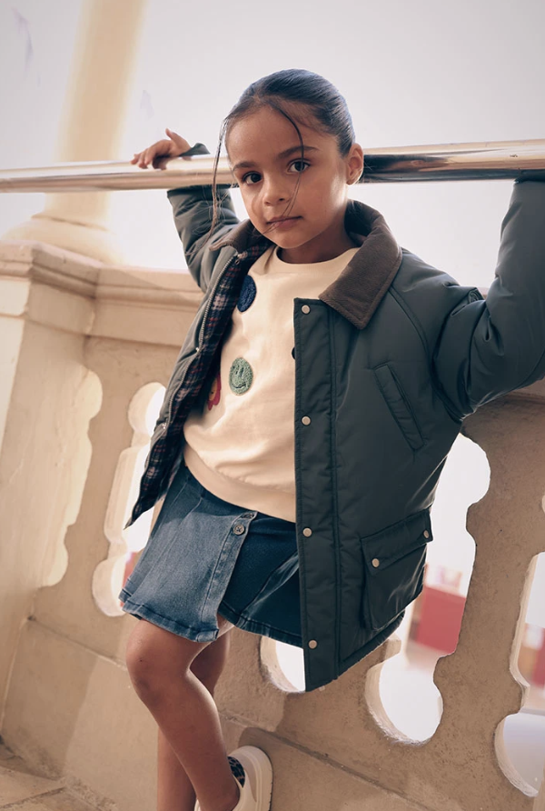 Parka tejido técnico de niño