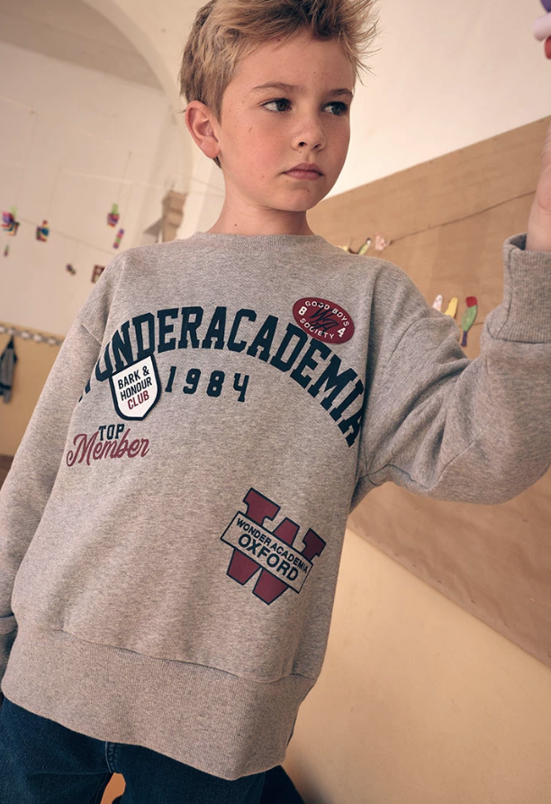 Sudadera Wonderacademia de  felpa para niño
