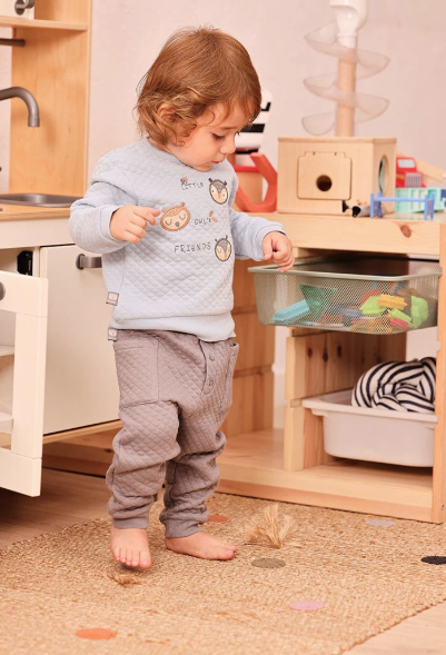 Conjunto Friends de punto para bebé niño