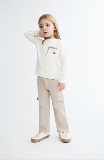Camiseta Leo para niña