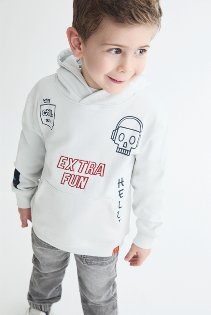 Sudadera Dinogame con capucha para niño