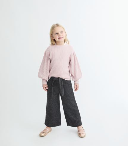 Pantalón punto roma gris Cozyday para niña