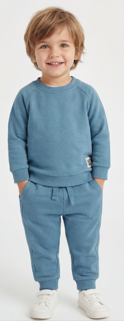 Chándal bebé unisex color indigo