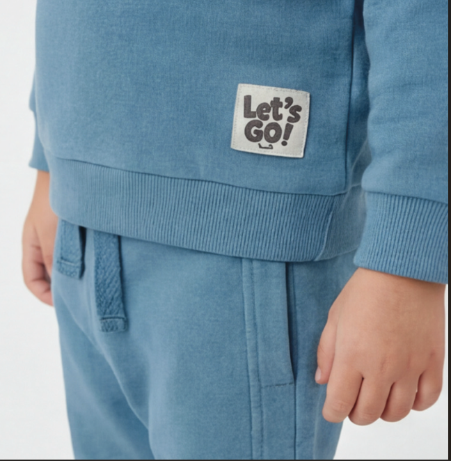 Chándal bebé unisex color indigo