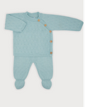 Conjunto Pelayo de punto 2/p polaina verde menta