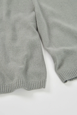 Pantalón de punto gris de niña