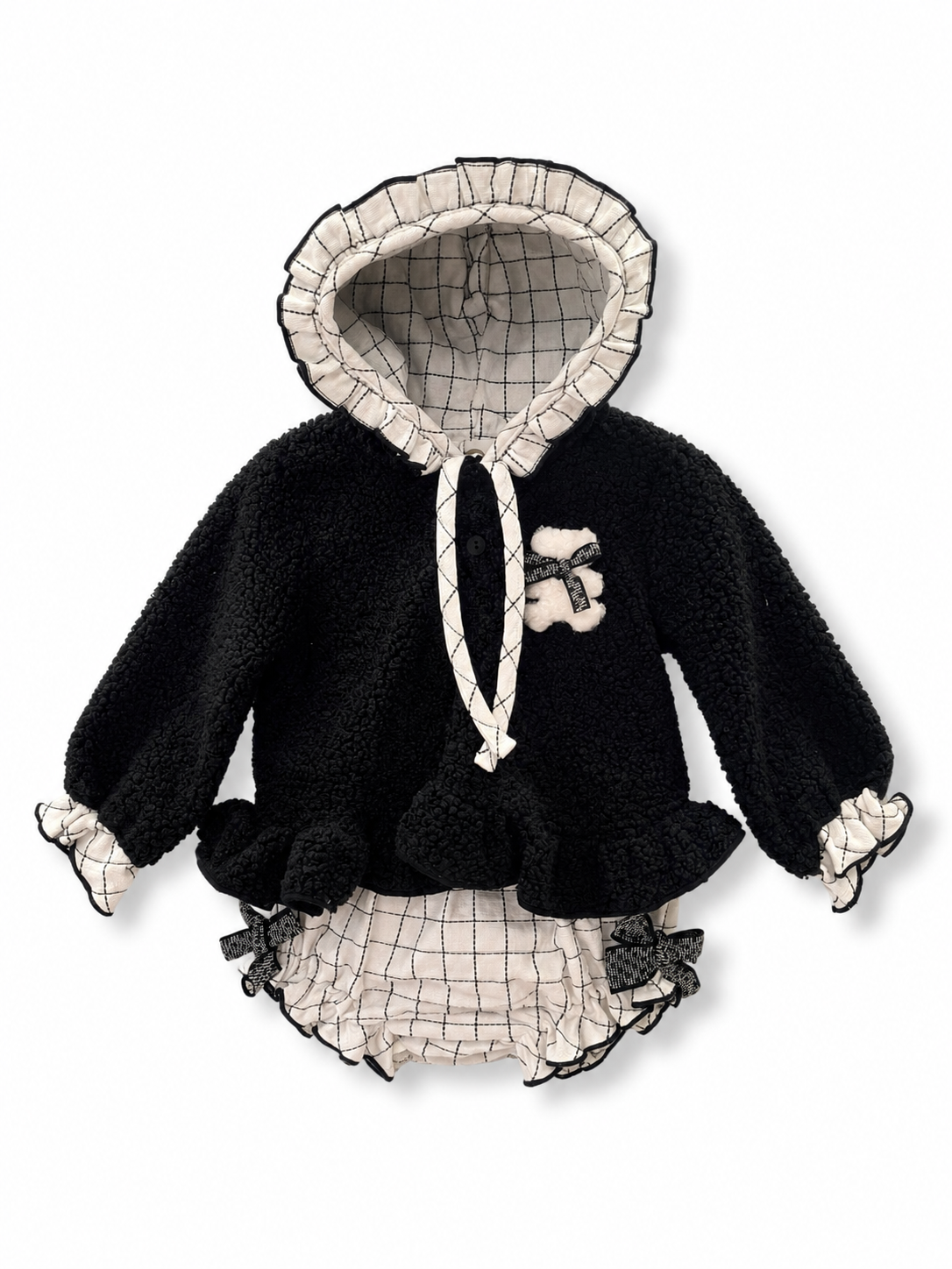 Conjunto Bebé niña de Braguita y sudadera