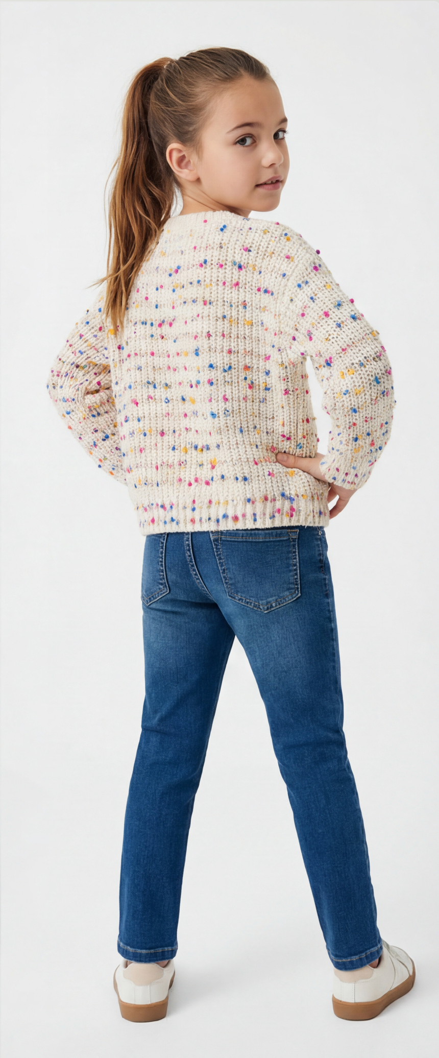 Jersey modelo speck para niña