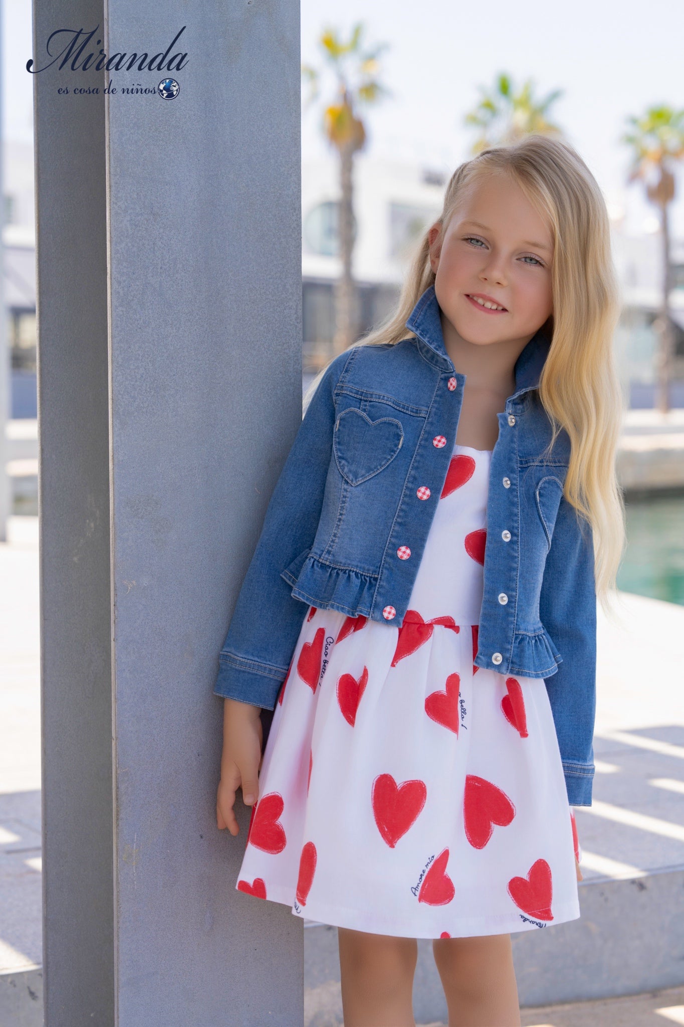 Vestido Niña Corazones