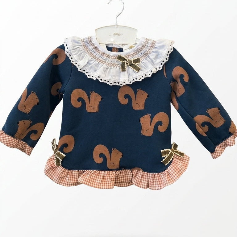 Sudadera Modelo Ardilla para niña