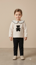 Conjunto Bear bebé Niña de sudadera y pantalón