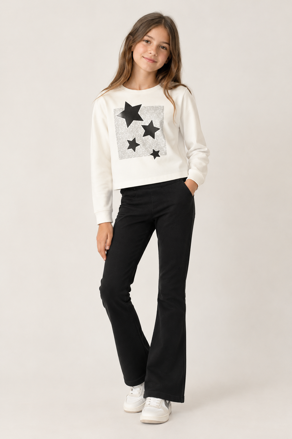 Conjunto de camiseta y legging Stars